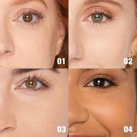 PHOFAY Matte Setting Pressed Powder - Flawless Oil-Control Formula velvet vial