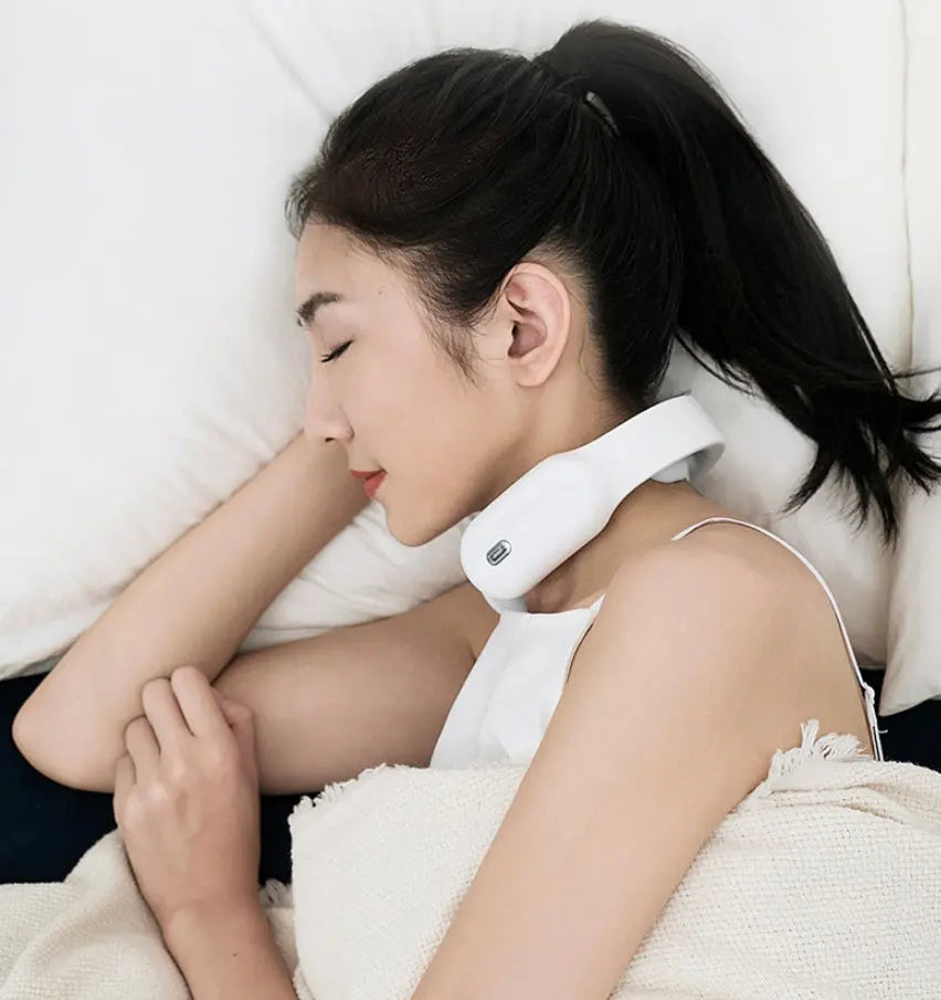 Intelligent Heat & Pulse Neck Massager - Therapeutic Relief & Relaxation velvet vial