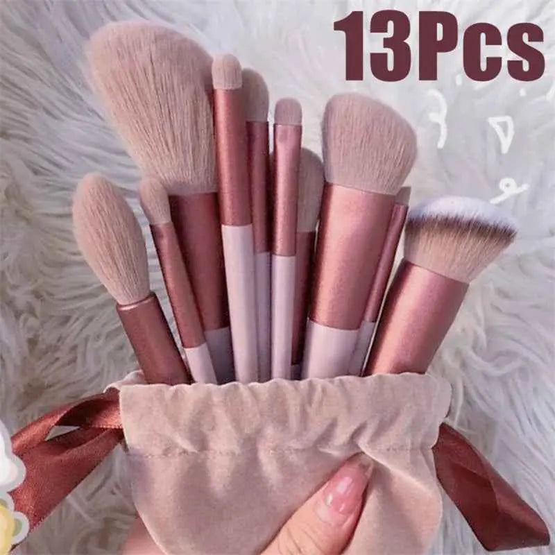 Professional Makeup Brush Set - 13-Piece Complete Collection