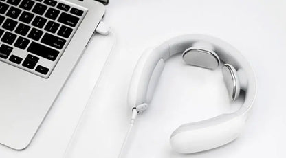 Intelligent Heat & Pulse Neck Massager - Therapeutic Relief & Relaxation velvet vial