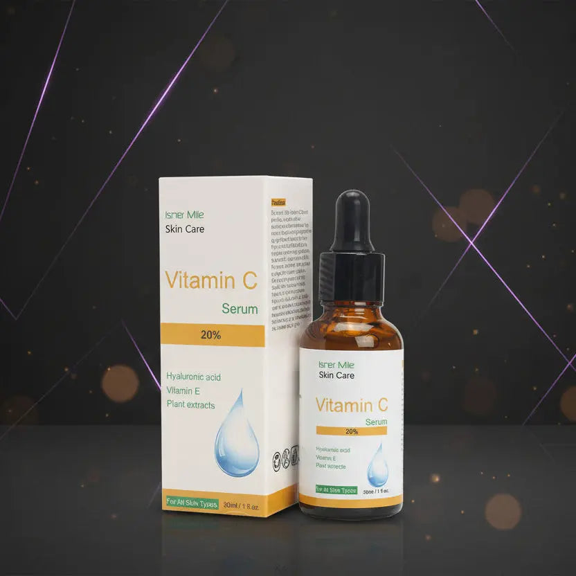 Vitamin C Brightening Serum - With Vitamin E & Hyaluronic Acid - Isner Mile