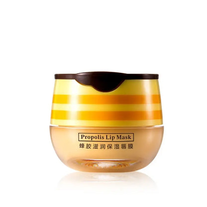 Propolis Honey Lip Mask - Overnight Hydration Treatment velvet vial