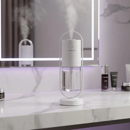 Magic Shadow Projection Humidifier - USB Ultrasonic Mist Maker with Night Light velvet vial