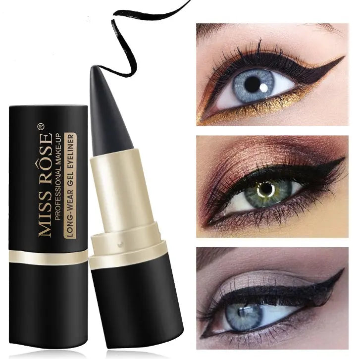 Waterproof Liquid Eyeliner - Precision Matte Black Pen -sold by Velvet vial, brand by Miss Rose