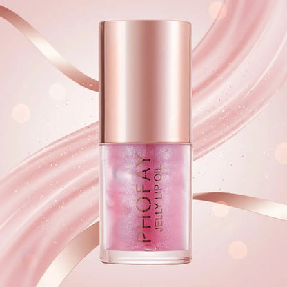 PHOFAY Jelly Lip Oil - Hydrating High-Shine Lip Treatment velvet vial