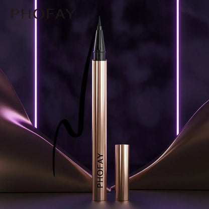 PHOFAY Precision Eyeliner - Long-Wear Waterproof Formula velvet vial