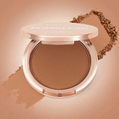 PHOFAY Matte Setting Pressed Powder - Flawless Oil-Control Formula velvet vial