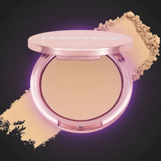 PHOFAY Matte Setting Pressed Powder - Flawless Oil-Control Formula velvet vial