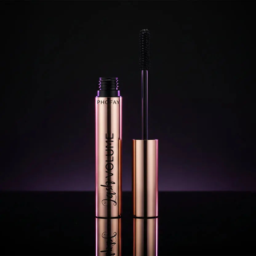 PHOFAY Volumizing Mascara - Dramatic Length & Volume Formula velvet vial