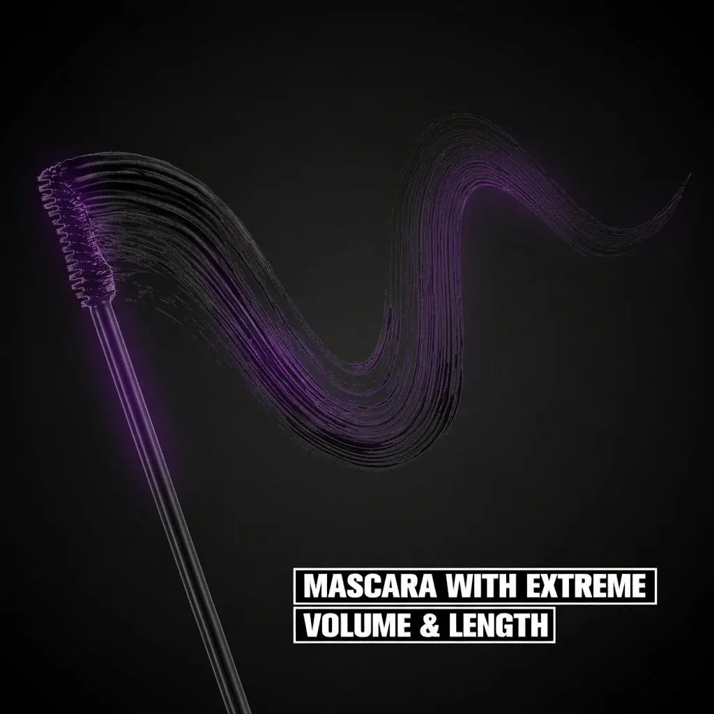 PHOFAY Volumizing Mascara - Dramatic Length & Volume Formula velvet vial