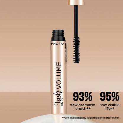 PHOFAY Volumizing Mascara - Dramatic Length & Volume Formula velvet vial