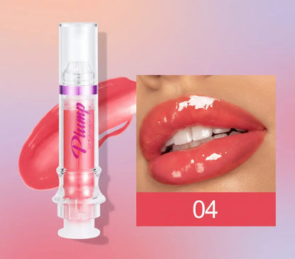 Lip Plumping Gloss - Spicy Honey Mirror Shine Liquid Lipstick velvet vial