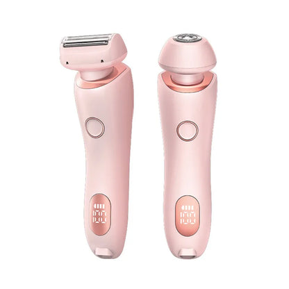 2-in-1 Electric Hair Removal Shaver - Painless and USB Rechargeable