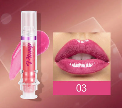 Lip Plumping Gloss - Spicy Honey Mirror Shine Liquid Lipstick velvet vial
