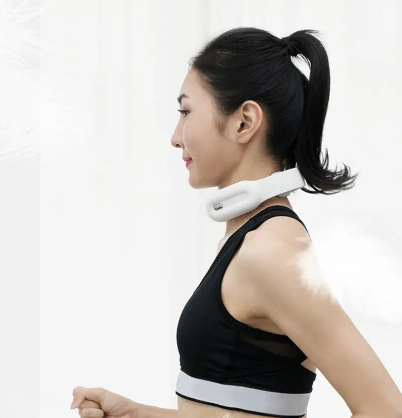 Intelligent Heat & Pulse Neck Massager - Therapeutic Relief & Relaxation velvet vial