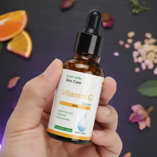 Vitamin C Brightening Serum - With Vitamin E & Hyaluronic Acid - Isner Mile