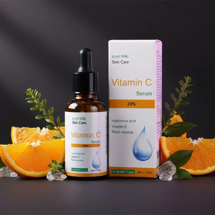 Vitamin C Brightening Serum - With Vitamin E & Hyaluronic Acid - Isner Mile