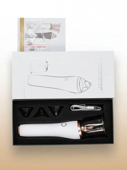 4-in-1 Blackhead Remover - Guasha Cupping Facial Pore Cleansing Device velvet vial