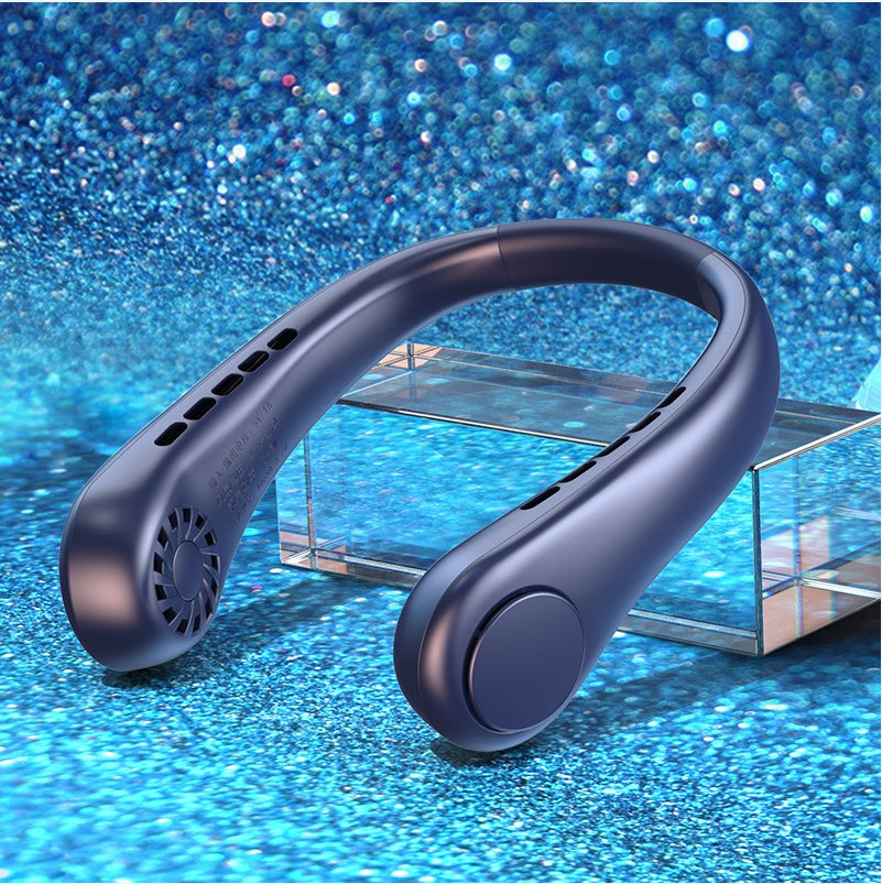 Bladeless Neck Fan — Hands-Free Portable Cooler with Rechargeable Battery