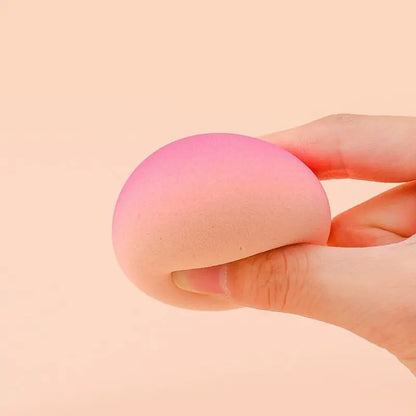 Peach-Shaped Makeup Sponge - Soft Blending Beauty Tool - Velvet vial