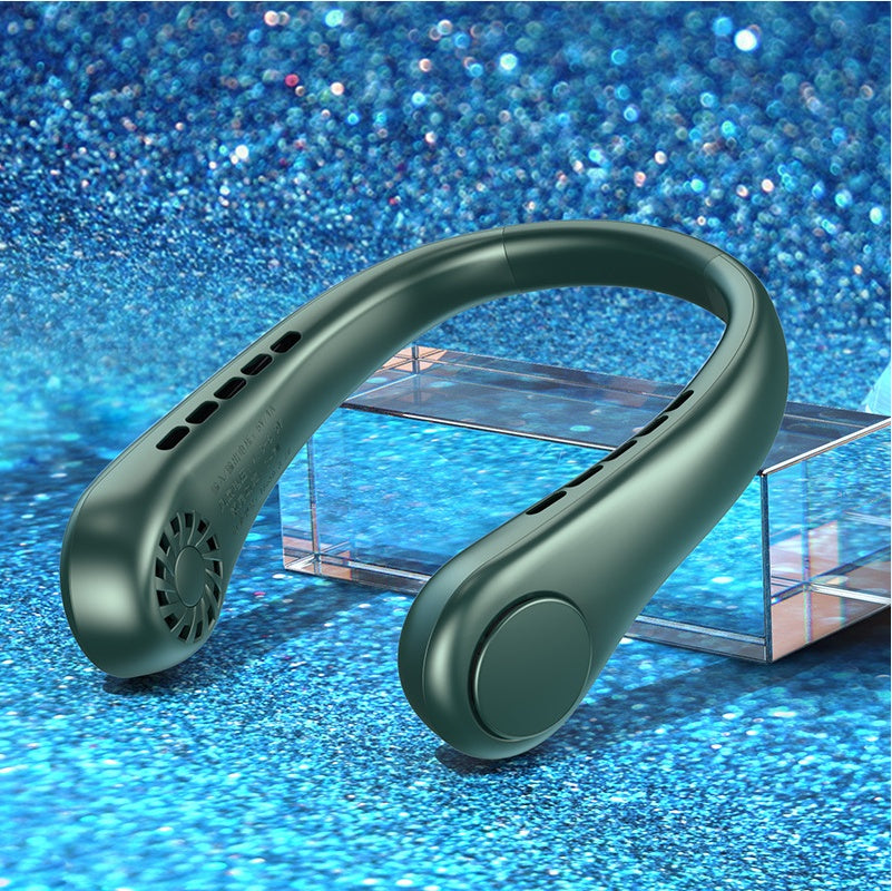 Bladeless Neck Fan — Hands-Free Portable Cooler with Rechargeable Battery