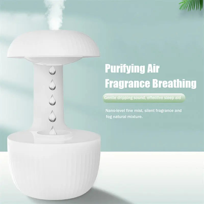 NEW Anti-Gravity Levitating Humidifier - Whisper-Quiet Water Drop Technology velvet vial
