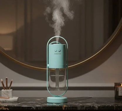 Magic Shadow Projection Humidifier - USB Ultrasonic Mist Maker with Night Light velvet vial