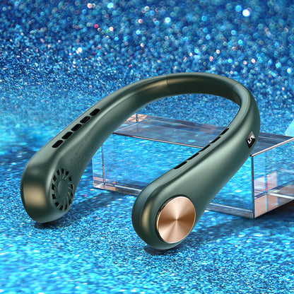 Bladeless Neck Fan — Hands-Free Portable Cooler with Rechargeable Battery
