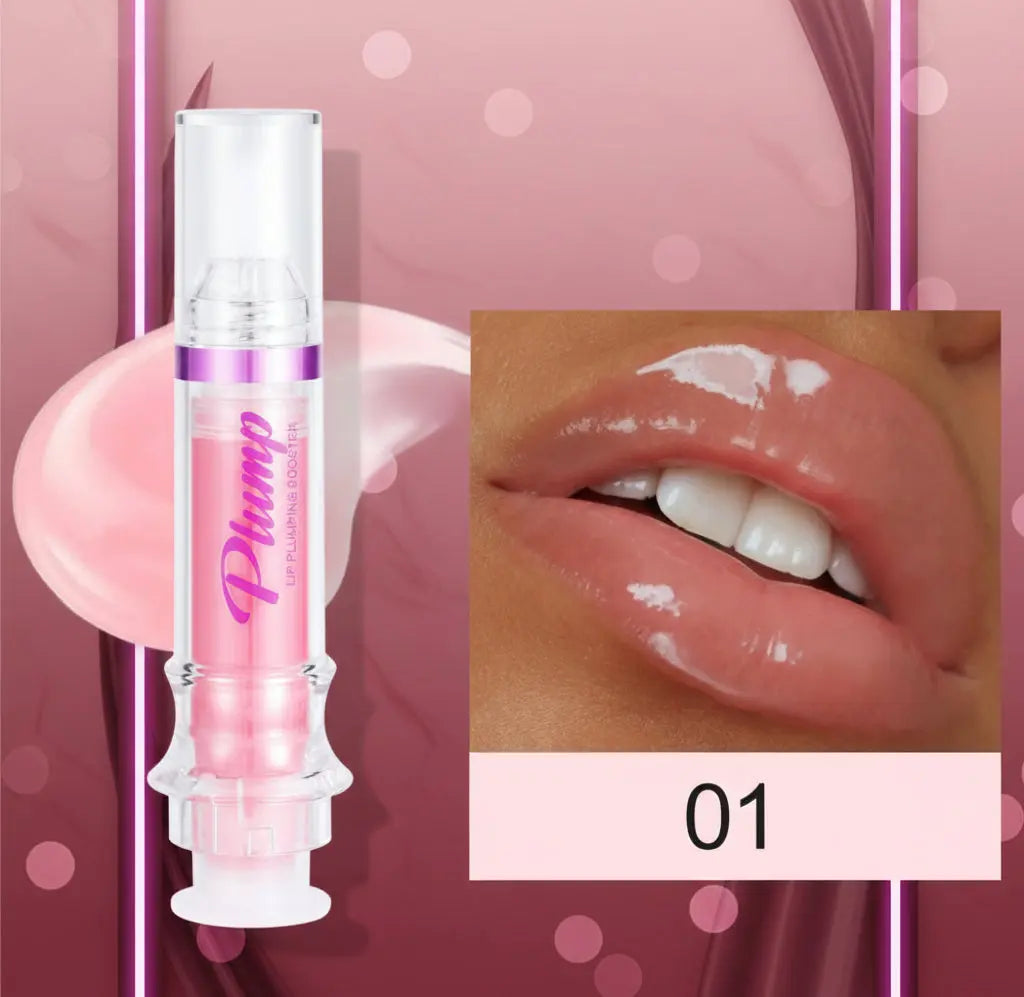 Lip Plumping Gloss - Spicy Honey Mirror Shine Liquid Lipstick velvet vial