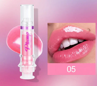 Lip Plumping Gloss - Spicy Honey Mirror Shine Liquid Lipstick velvet vial