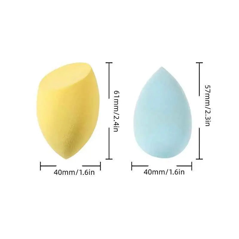 Professional Makeup Sponge Set - 10-Piece Blending Puff Collection