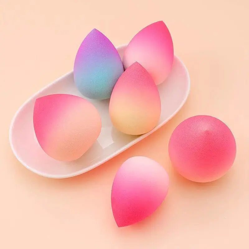 Peach-Shaped Makeup Sponge - Soft Blending Beauty Tool - Velvet vial
