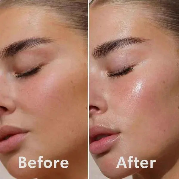 Collagen Peel-Off Night Mask before and after - Firming & Anti-Wrinkle Treatment velvet vial