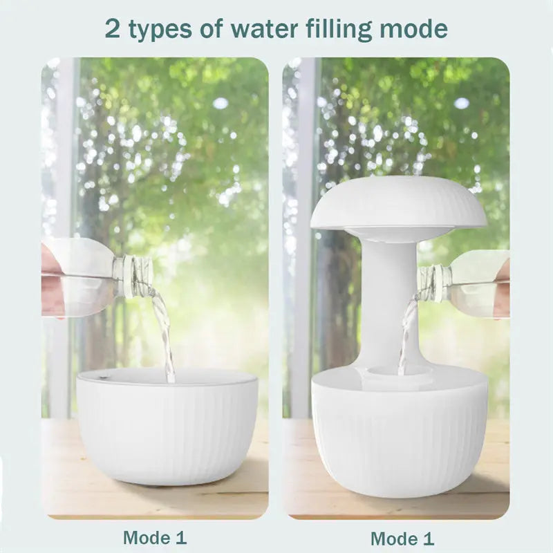 NEW Anti-Gravity Levitating Humidifier - Whisper-Quiet Water Drop Technology velvet vial