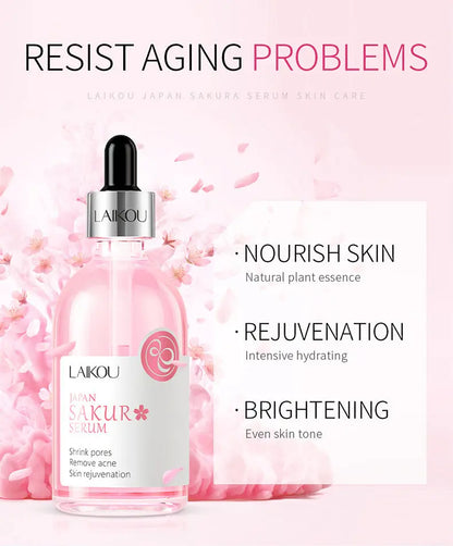 Cherry Blossom Hydrating Serum - Intensive Moisture Treatment velvet vial