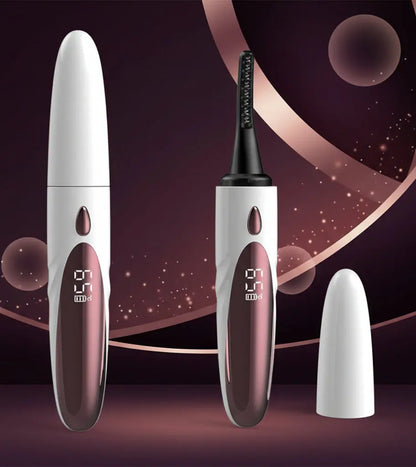 Heated Electric Eyelash Curler - USB Rechargeable velvet vial
