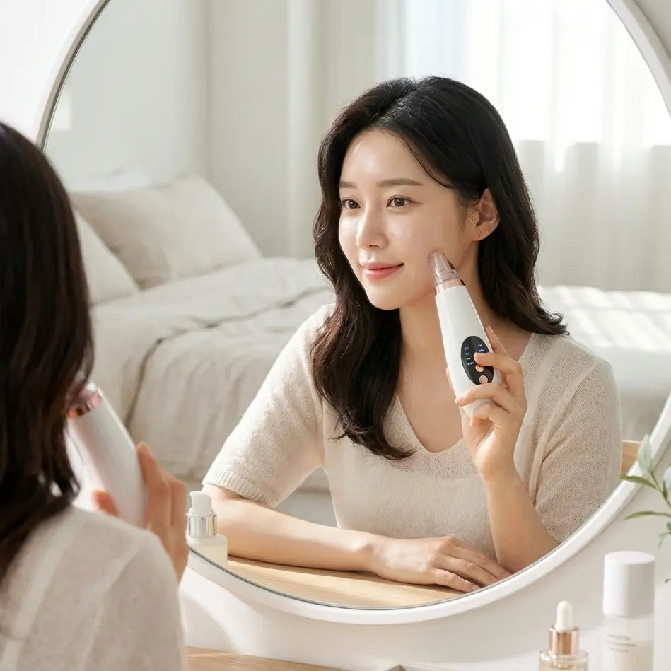 NEW Professional Blackhead Pore Vacuum - Microcrystalline Suction Technology velvet vial