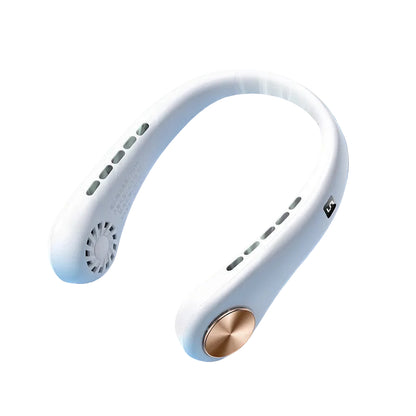 Bladeless Neck Fan — Hands-Free Portable Cooler with Rechargeable Battery