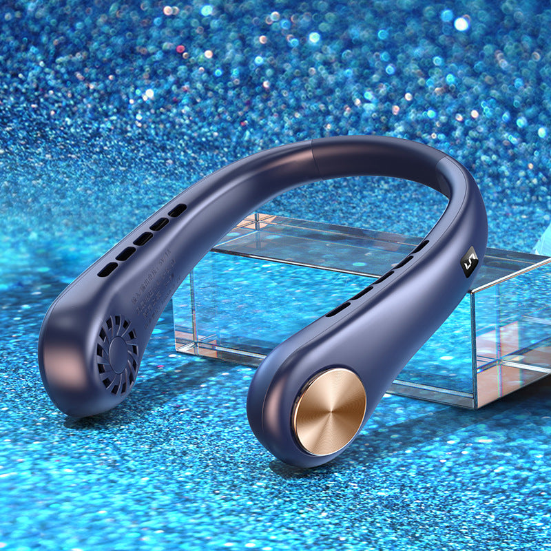 Bladeless Neck Fan — Hands-Free Portable Cooler with Rechargeable Battery