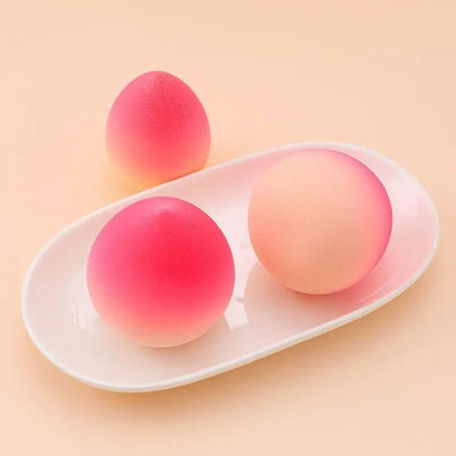 Peach-Shaped Makeup Sponge - Soft Blending Beauty Tool - Velvet vial