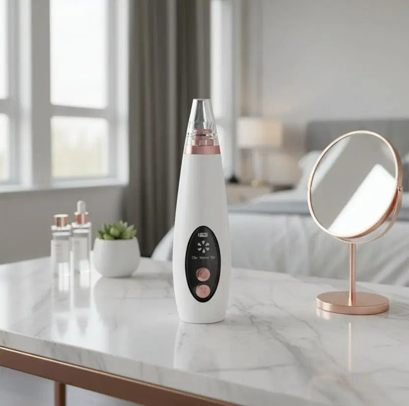 Pack profesional de removedor de puntos negros y vaporizador facial de regalo - Tecnología de succión microcristalina