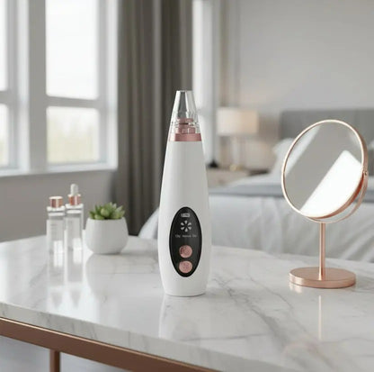 Pack profesional de removedor de puntos negros y vaporizador facial de regalo - Tecnología de succión microcristalina