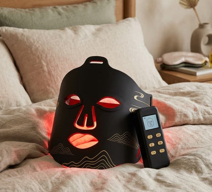 Mascarilla de belleza con luz LED: luz profesional de 7 colores para el antienvejecimiento y el rejuvenecimiento de la piel.