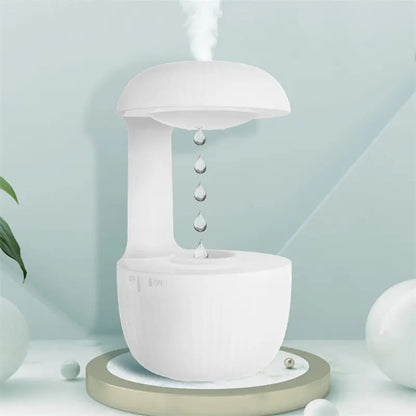 NEW Anti-Gravity Levitating Humidifier - Whisper-Quiet Water Drop Technology velvet vial