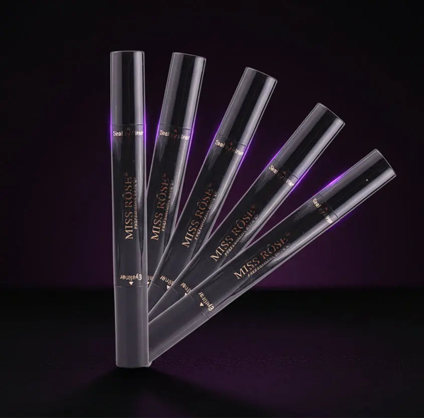Dual-Tip Waterproof Eyeliner - Precision & Bold Stamp Liner velvet vial
