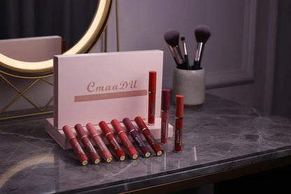 Long-Wear Waterproof Matte Lipstick - Non-Transfer Formula velvet vial