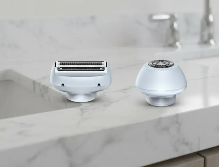 2-in-1 Electric Hair Removal Shaver - Painless USB Rechargeable Trimmer velvet vial