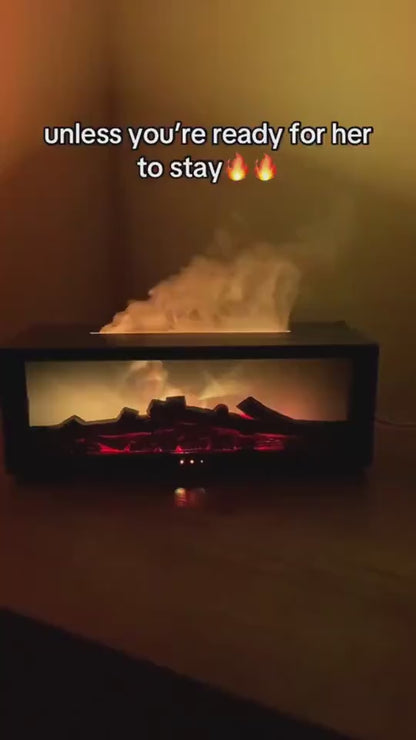 Flame Aromatherapy Diffuser - Essential Oil Humidifier